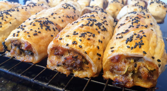Beef Cheese & Bacon Sausage Rolls