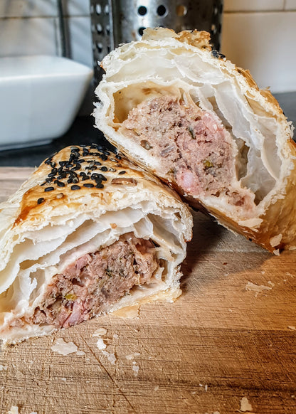 Beef Cheese & Bacon Sausage Rolls